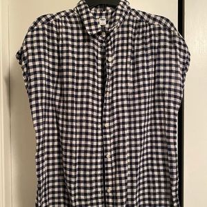 Checkered button down